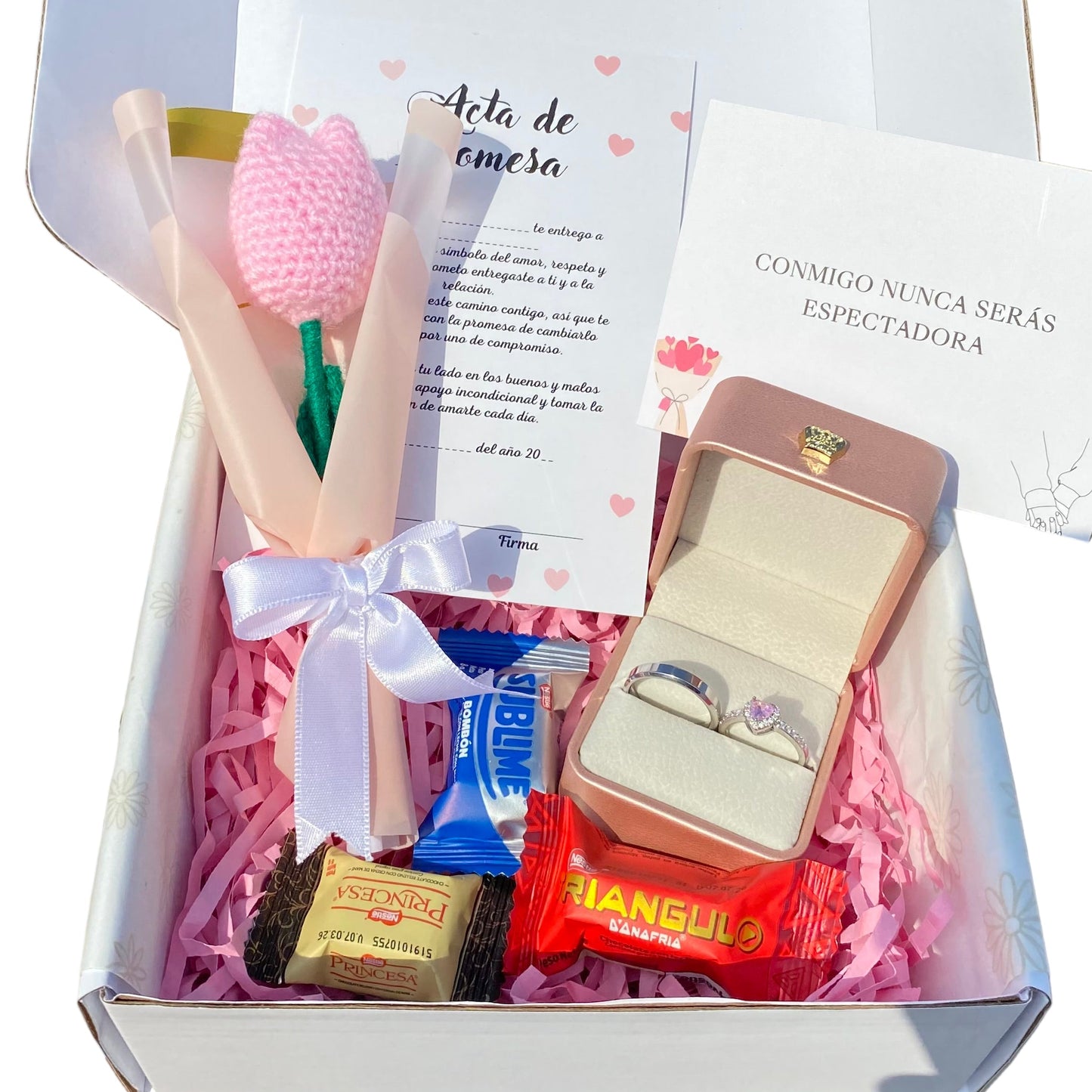 BOX Anillo de Promesa Pandora