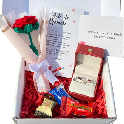 BOX Anillo de Promesa Pandora